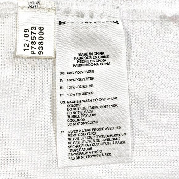 Adidas Mens Climalite Golf Polo Shirt White The Vineyard Logo Short Sleeves L - Picture 10 of 11